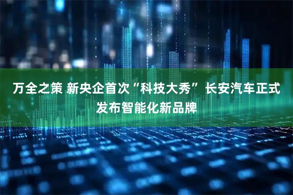万全之策 新央企首次“科技大秀” 长安汽车正式发布智能化新品牌