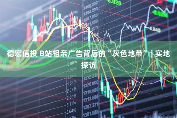 德宏信投 B站相亲广告背后的“灰色地带” | 实地探访